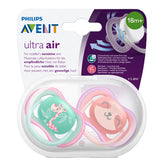 Avent Ultra Air Emzik 18+ Ay 2'li Silikon - Pembe